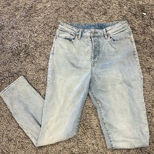Worn H&M jeans